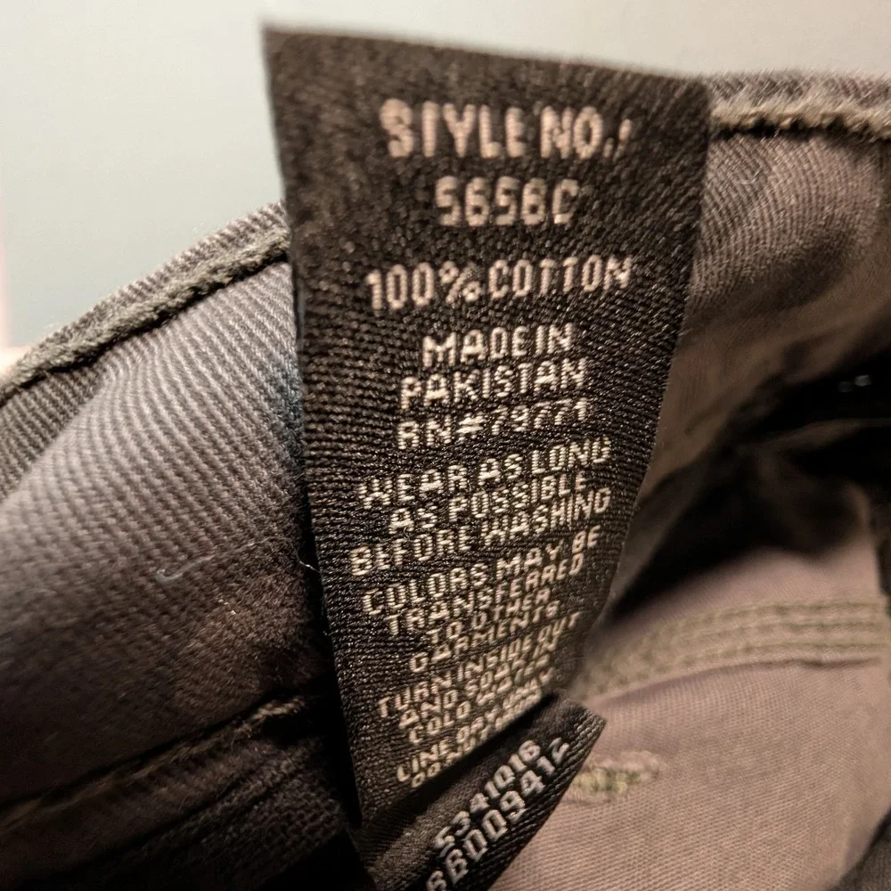 Jordan Craig Cargo Pants Men‎ 32/32 Grey Camo Straight Leg Multi-Pocket